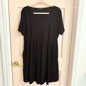 Vibe Classic Black Mini Dress